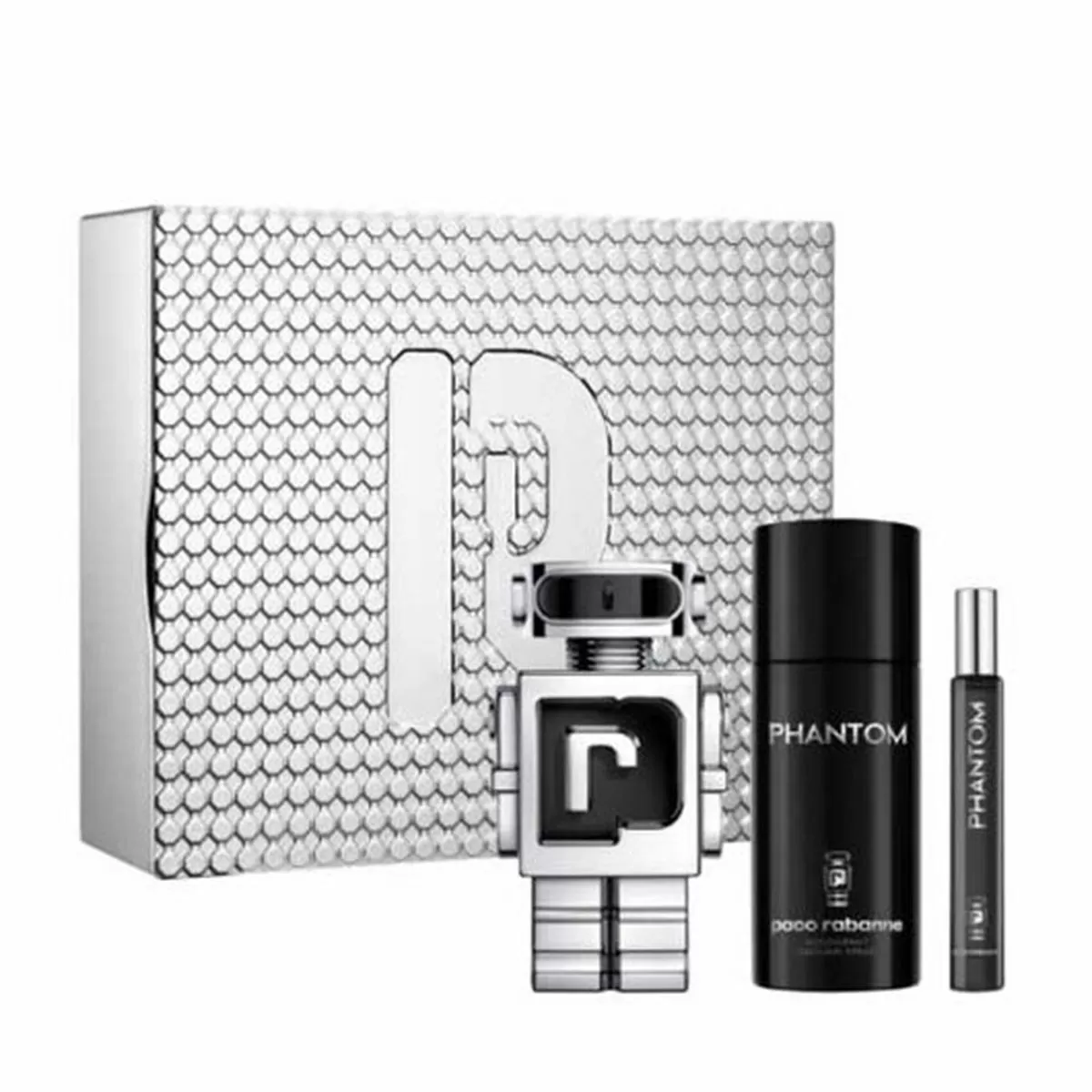 PACO RABANNE PHANTOM EAU DE TOILETTE 100ML VAPORIZADOR + DESODORANTE 150ML VAPORIZADOR + MINIATURA 10ML