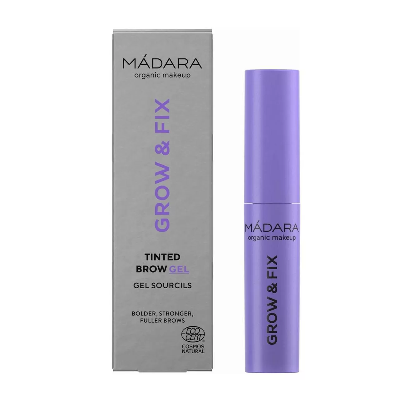 MADARA GROW&FIX TINTED BROW GEL 04 ASH BROWN 1UN