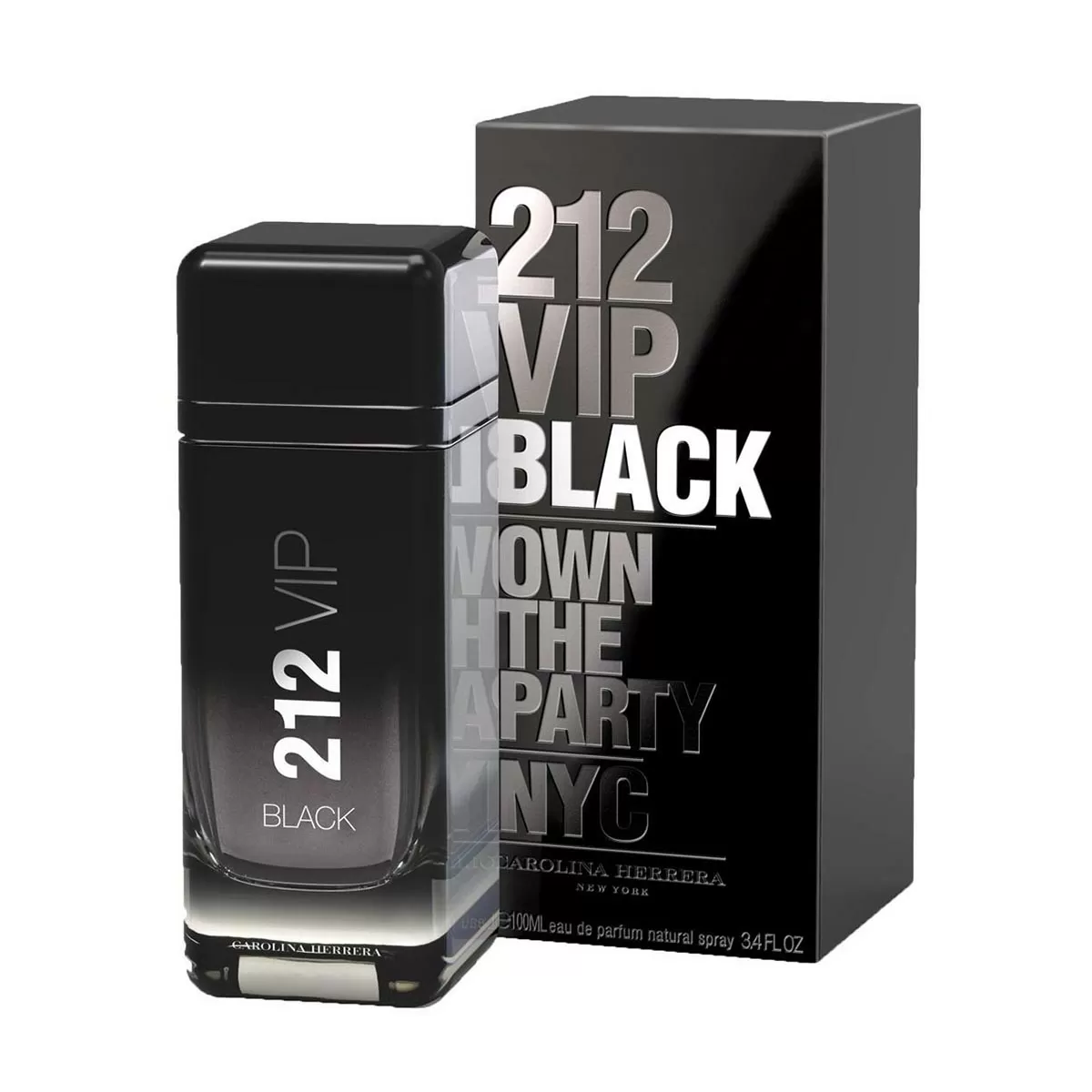 CAROLINA HERRERA 212 VIP BLACK EAU DE PARFUM 200ML VAPORIZADOR