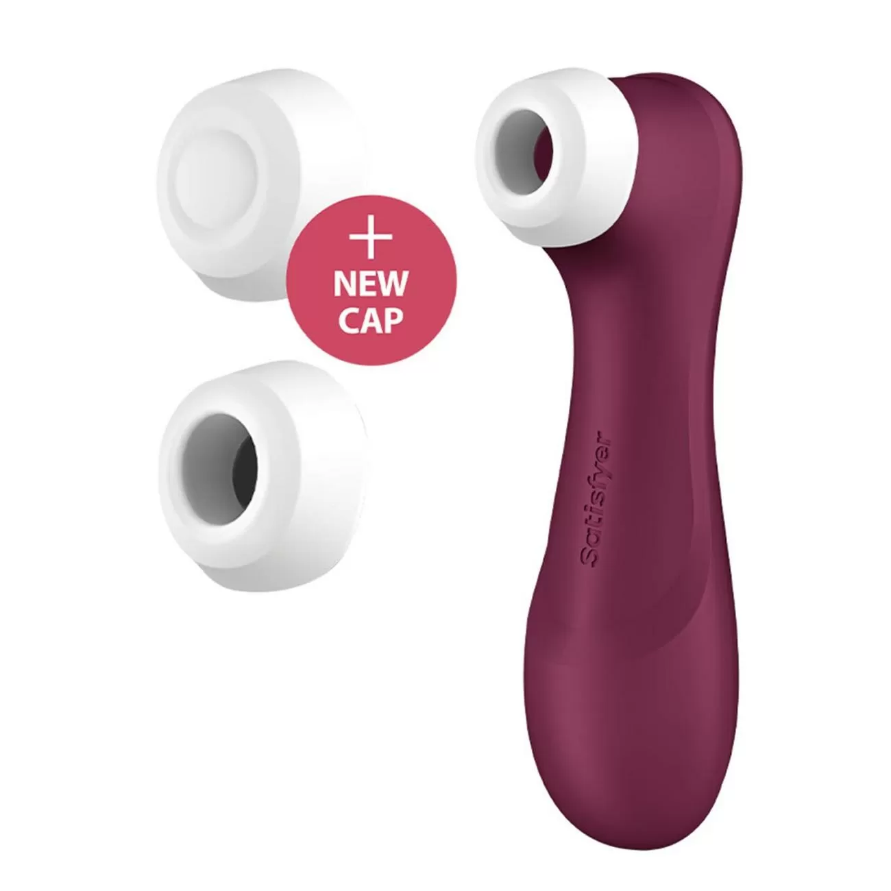 SATISFYER PRO2 G3 VIBRADOR Y ESTIMULADOR ROJO VINO TESTER 1UN