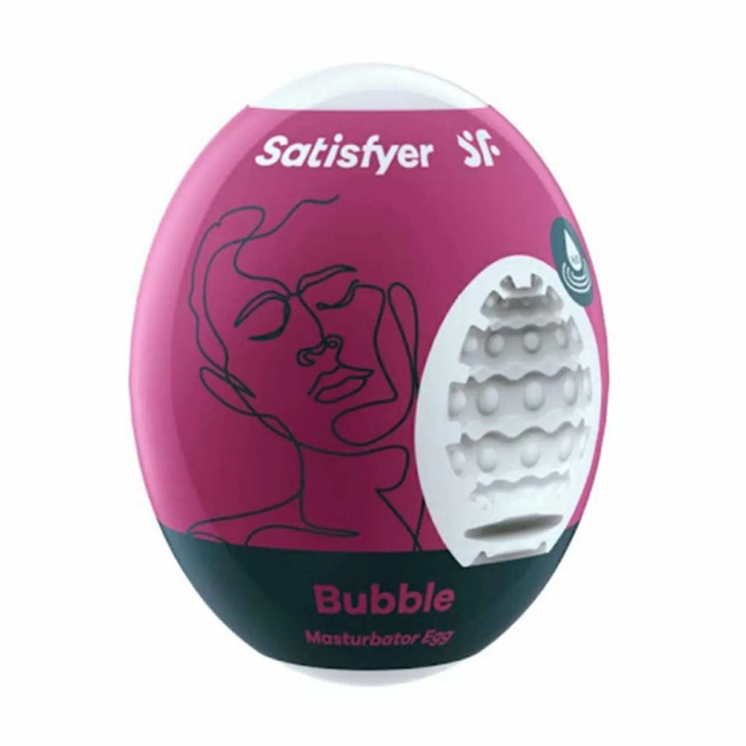 SATISFYER EGG SINGLE MASTURBADOR BUBBLE 1UN