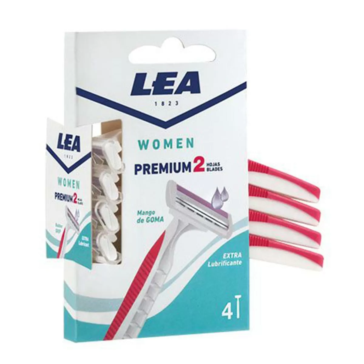 LEA MUJER PREMIUM CUCHILLAS DESECHABLES 2 HOJAS 4UN