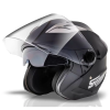 SPEEDWAY GRIT INTEGRAL MATT CASCO DE MOTO NEGRO NEGRO TAMAÑO XL 1UN