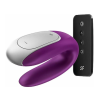 SATISFYER DOUBLE FUN VIBRADOR PAREJAS VIOLETA BLUETOOTH APP 1UN