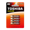 TOSHIBA ALKALINAS PILAS AAA 1UN