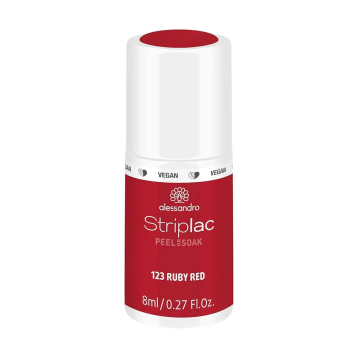 ALESSANDRO STRIPLAC PEEL STICK 123 RUBY RED 1UN