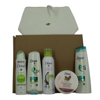 DOVE GO FRESH CREMA SUAVIZANTE 1UN + BALSAMO 1U + ESPUMA DE COCO 1U + CREMA CORPORAL PETALOS 1U + CHAMPU 1U