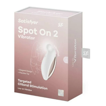 SATISFYER SPOT ON 2 VIBRADOR BLANCO ESTIMULACION DEL CLITORIS 1UN