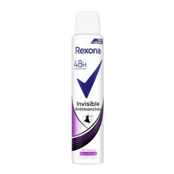 REXONA INVISIBLE ANTI-MANCHAS DESODORANTE 200ML VAPORIZADOR