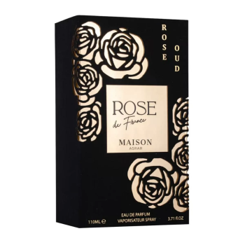 MAISON ASRAR ROSE DE FRANCE OUD EAU DE PARFUM 110ML VAPORIZADOR