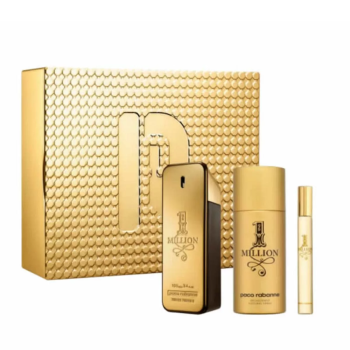 PACO RABANNE 1 MILLION EAU DE TOILETTE 100ML VAPORIZADOR + DESODORANTE 150ML VAPORIZADOR + MINIATURA 10ML