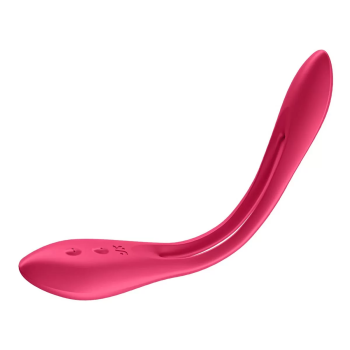 SATISFYER ELASTIC JOY MULTI-VIBRADOR ROJO TESTER 1UN