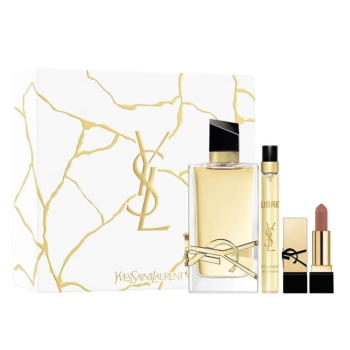 YVES SAINT LAURENT LIBRE EAU DE PARFUM 90ML + MINIATURA 1U. + BARRA DE LABIOS 1U.