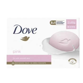 DOVE PINK JABON PACK DOBLE 90GR