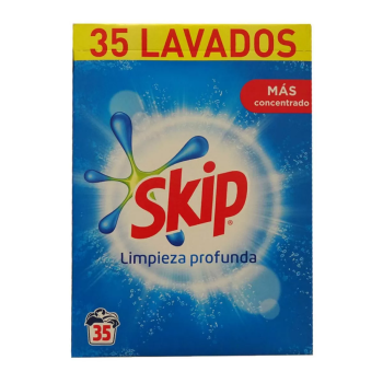 SKIP LIMPIEZA PROFUNDA DETERGENTE EN POLVO 35 LAVADOS 1750GR