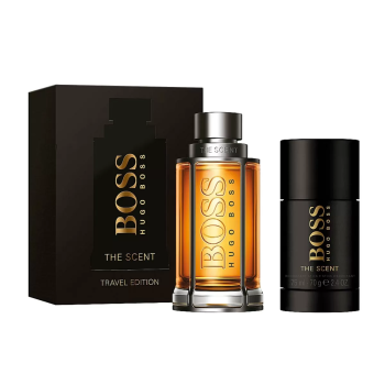 HUGO BOSS THE SCENT EAU DE TOILETTE TRAVEL EDITION 100ML VAPORIZADOR + DESODORANTE STICK 75GR