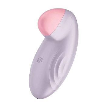 SATISFYER TROPICAL TIP LAY-ON VIBRADOR VIOLETA-ROSA TESTER 1UN