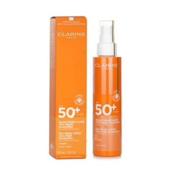 CLARINS GLOWING ACEITE SOLAR SPF50+ 150ML VAPORIZADOR