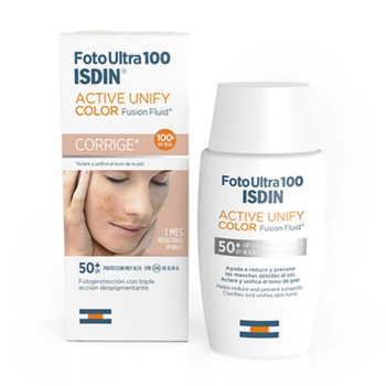ISDIN FOTOULTRA100 ACTIVE CREMA SPF50+ ACTIVE UNIFY COLOR 50ML