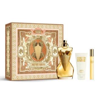 JEAN PAUL GAULTIER DIVINE EAU DE PARFUM 100ML VAPORIZADOR + LOCION CORPORAL PERFUMADA 75ML + MINIATURA 1U