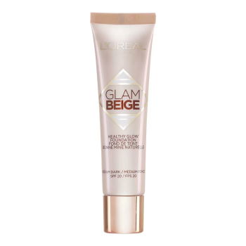 LOREAL GLAM BEIGE HEALTHY GLOW FOUNDATION 40 MEDIUM DARK 1UN