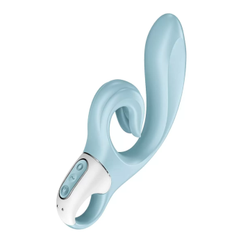 SATISFYER LOVE ME RABBIT VIBRADOR AZUL TESTER 1UN