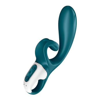 SATISFYER HUG ME RABBIT VIBRADOR VERDE TESTER 1UN