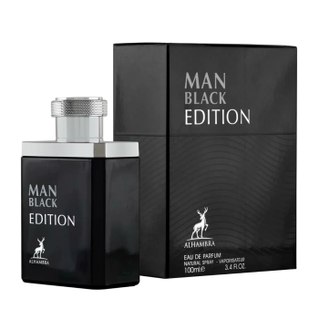 MAISON ALHAMBRA BLACK MAN EDITION EAU DE PARFUM 100ML VAPORIZADOR