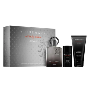 AFNAN SUPREMACY NOT ONLY INTENSE EAU DE PARFUM 100ML VAPORIZADOR + GEL DE BAÑO 100ML + DESODORANTE STICK 75ML