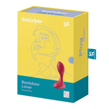 SATISFYER BACKDOOR VIBRADOR ANAL ROJO 1UN