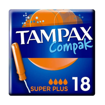 TAMPAX COMPAK COMPRESAS SUPER PLUS PACK 18UN