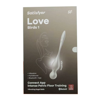 SATISFYER LOVE BIRDS 1 INTENSE PELVIC FLOOR TRAINING APP BEIGE 1UN