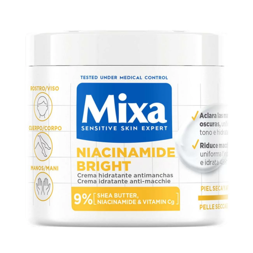 MIXA NIACINAMIDE BRIGHT CREMA ANTI-MANCHAS TARRO TARRO 400ML