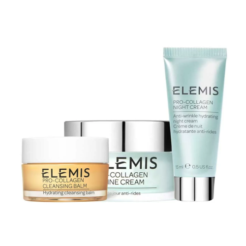 ELEMIS PRO-COLLAGEN CREMA DE NOCHE 15ML + BALSAMO LIMPIADOR 15ML + CREMA ANTI-ARRUGAS 30ML