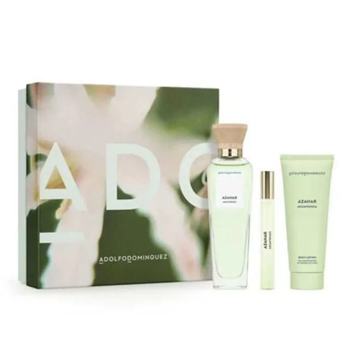 ADOLFO DOMINGUEZ AGUA FRESCA DE AZAHAR EAU DE TOILETTE 120ML VAPORIZADOR + MINIATURA 10ML VAPORIZADOR + LOCION CORPORAL PERFUMADA 100ML
