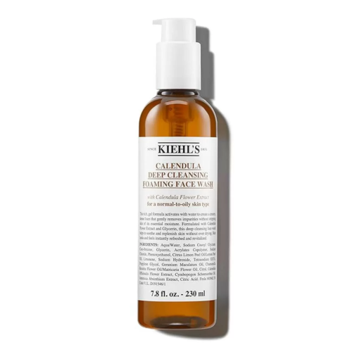 KIEHLS CALENDULA DEEP CLEANSING FOAMING FACE WASH PIELES NORMALES A GRASIENTAS 230ML