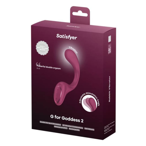 SATISFYER G GODDESS 2 VIBRADOR ROJO 1UN