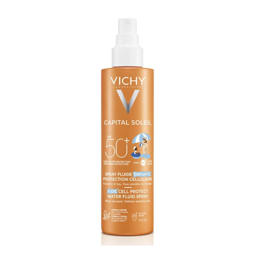 VICHY CAPITAL SOLEIL WATER FLUID SPRAY FOR KIDS SPF50+ 200ML