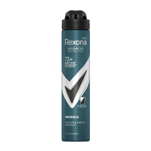 REXONA MEN INVISIBLE DESODORANTE SPRAY 200ML VAPORIZADOR