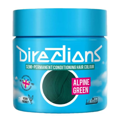 LA FICHE DIRECTIONS SEMI-PERMANENTE ACONDICIONADOR HAIR COLOR ALPHINE GREEN 1UN