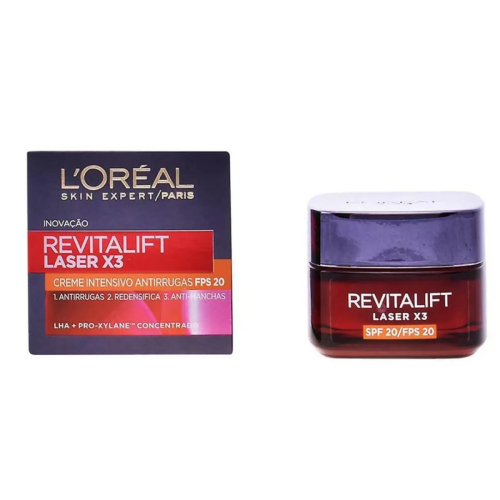 LOREAL REVITALIFT LASER X3 CREMA ANTI-ARRUGAS INTENSIVA SPF20 50ML