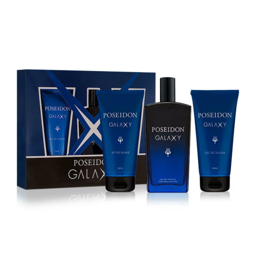 POSEIDON GALAXY EAU DE TOILETTE 1UN VAPORIZADOR + AFTER SHAVE 150ML + GEL DE BAÑO 150ML