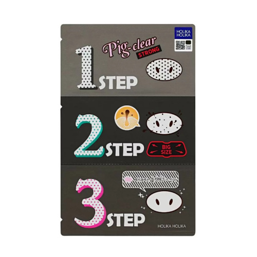 HOLIKA HOLIKA 3 STEP ANTI-ESPINILLAS 1UN