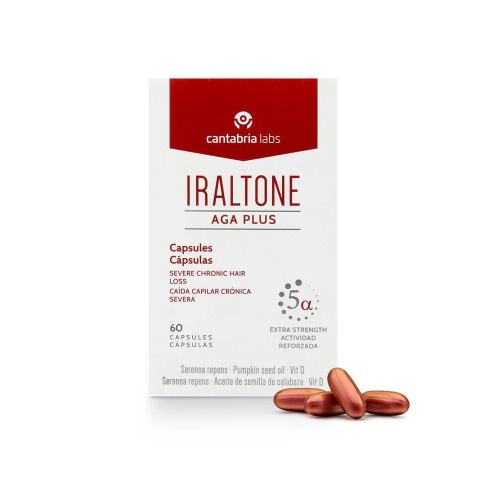 CANTABRIA LABS IRALTONE AGA PLUS TRATAMIENTO ANTI-CAIDA CAPSULAS PACK 60UN