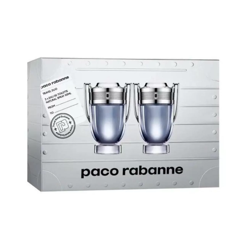 PACO RABANNE INVICTUS EAU DE TOILETTE TRAVEL DUO 50ML VAPORIZADOR