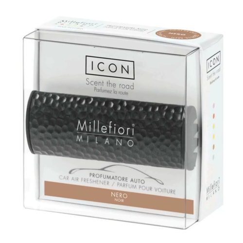 MILLEFIORI MILANO ICON CAR AIR FRESHENER NERO 1UN