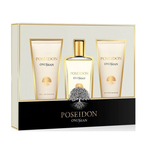 POSEIDON ONLY MAN EAU DE TOILETTE 300ML + AFTER SHAVE 1U + GEL DE BAÑO 1U