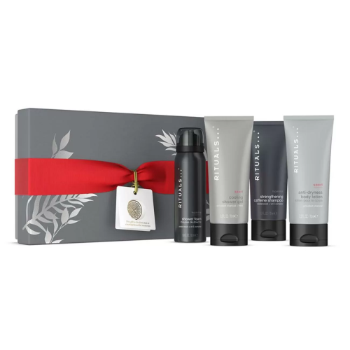 RITUALS HOMME SHOWER FOAM 50ML VAPORIZADOR + CAFFEINE CHAMPU 70ML + GEL DE BAÑO 70ML + LOCION CORPORAL 70ML