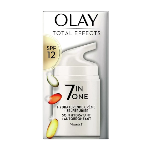 OLAY TOTAL EFFECTS 7IN1 CREMA AUTO-BRONCEADORA SPF12 1UN