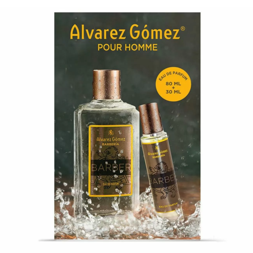ALVAREZ GOMEZ POUR HOMME BARBER EAU DE PARFUM 80ML + EAU DE PARFUM 30ML